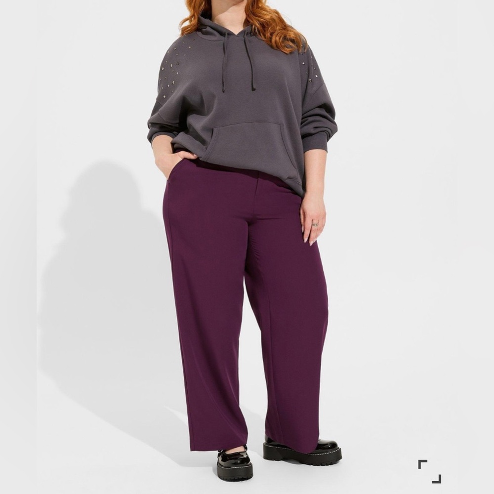 🆕NWT🔖Torrid Wide Leg City Twill High Rise Pant - 20